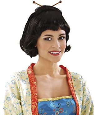 Japanische Perücke (Einheitsgröße) von Viving Costumes, 201389