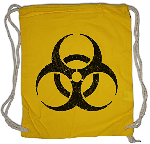 Urban Backwoods Biohazard Vintage Symbol Turnbeutel Sporttasche