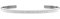 Daniel Wellington Classic Cuff Silber Large Armband DW00400002 (Länge 21.50 cm)