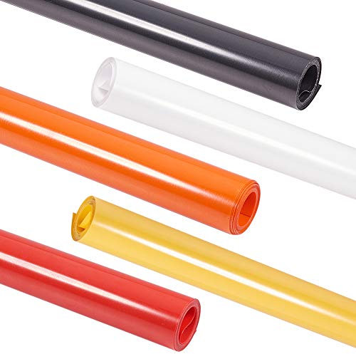 Gorgecraft Wärmetransfer-Vinylrolle zum Aufbügeln, Vinyl, Weiß, Schwarz, Gold, 101,6 x 19,8 cm, für Heimwerker-T-Shirts, Sportbekleidung, Stoffe