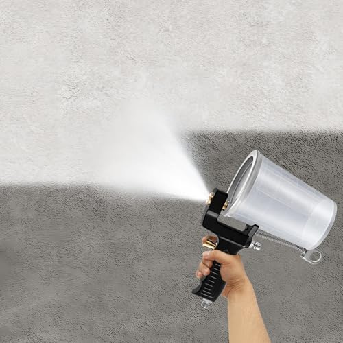 Gel Coat Spray Gun, 34 fl oz Air-Powered Gelcoat Dump Spray Gun with 4mm Nozzle and 3 Cups, 0.4-0.5Mpa High Pressure Sprayer Paint Gun