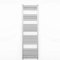 450mm Wide Chrome Heated Bathroom Towel Rail Radiator For Central Heating Elegant UK (450mm x 1700mm (h))
