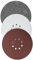 Original Einhell 15-tlg. Gitter- & Schleifpapier-Set (Trockenbauschleifer-Zubehör, Ø 225 mm, Körnung P80 und P120, Kletthaftung, für diverse Einhell Trockenbauschleifer)
