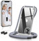 GOODVISH Funda con Cuerda para iPhone 11 6.1'', A Prueba de choques Carcasa Transparente TPU, Case con Correa Colgante Ajustable Collar Correa de Cuello Cadena Cordón - Gris