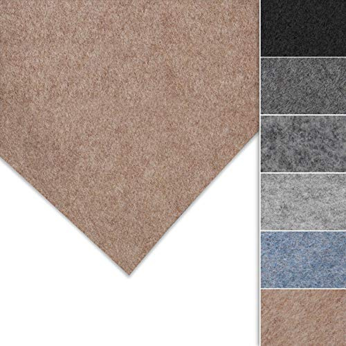 Floordirekt Nadelfilz Superflex | Innenraumverkleidung | Ideal für Restauration & Instandhaltung | hochwertig & flexibel | Nadelfilz | Individuell zuschneidbar (Beige, 200 x 150 cm)