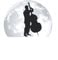 Cello Notizbuch: Cellist Mond Cello Musiker Orchester Cellospieler / 6x9 Zoll / 120 leere Notenblätter Seiten