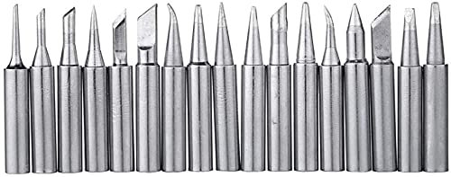 Bestgle 17pcs 900M-T Soldering Iron Tips for Hakko/Radio Shack/TENMA/ATTEN/Quick/Aoyue/Yihua Solder Station