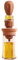 TINMIX Oil Dispenser with Brush - Glass Olive Oil Dispenser for Kitchen, 2 IN 1 Oil Dispenser Bottle with Silicone Basting Brush for Cooking Vinegar Sauce BBQ Grill Frying, T-OB21, Red