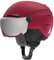 ATOMIC SAVOR VISOR STEREO Skihelm mit Visier - Dunkelrot - Größe S - Maximale Stoßdämpfung - Active Aircon Belüftungssystem - Hochwertige Verspiegelung für klare Sicht