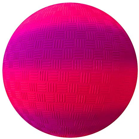 SHELOFT Rainbow PVC Soft Ball für Kinder, Saft und Durable Bouncy Ball für Kinder Geschenk (8,5 Zoll), Rosenrot