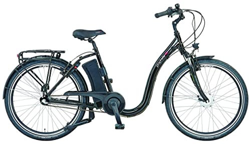 Prophete City E-Bike Geniesser für Damen und Herren, Elektrofahrrad 26, BLAUPUNKT VR-Motor, Farbe schwarz