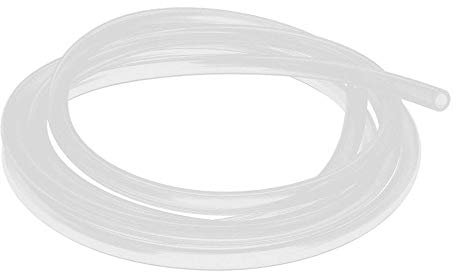 Yesallwas Tubo flessibile in gomma siliconica da 4 mm x 6 mm, tubo flessibile per acqua e aria, per trasferimento pompa (4 mm x 6 mm, 3 m)