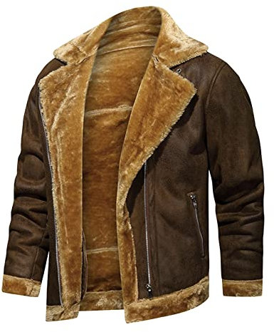 Homme Veste en Cuir PU Coupe-Vent Moto Veste Teddy Blouson Baseball Casual Similicuir Jacket Moto Blouson Motard Véritable Cuir