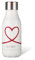 LES ARTISTES Paris A-4280 Bottle'Up, Thermos 280 ml, Gourde isotherme sans BPA, Réutilisable, Garde au chaud 12h et au froid 24h, Acier Inoxydable, Design Love