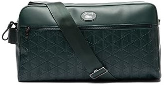 Lacoste Herren Beuteltasche WEEKENDER, Handtasche,Umhängetasche,Schulterriemen,Tunnelzug,DUNKELGRÜN (B43),Einheitsgröße (One Size)