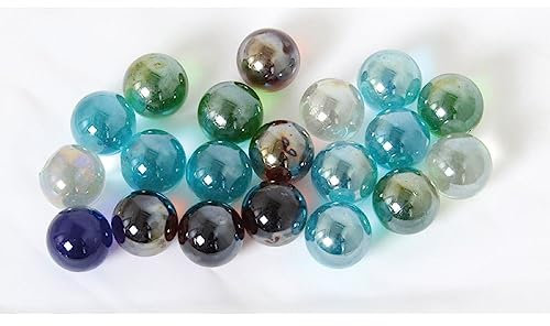 Ameisenkeks® 20 Glaskugeln farbig, klar Ø 2,5 cm Deko