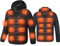 Monave Chaqueta Calefactable Hombre Mujer Chaqueta de Plumas Calefactable con 23 Elementos Calefactores de Grafeno, 3 Niveles de Temperatura Chaleco Calefactable para pesca, actividades al aire