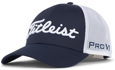 Titleist Unisex Tour Performance Mesh Golfmütze Verschluss, Marineblau/weiß, Einheitsgröße