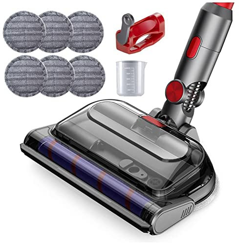 Bumdenuu Electric for V7 V8 V10 V11 V15 Vacuum Cleaner, Mop Attachment with LED Headlights Water Reservoir