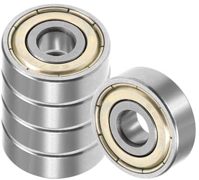 Kozelo 5 Stück 627ZZ Kugellager - [7x22x7mm] Chromstahl Doppelt abgedichtete Rillenkugellager für Maschinenanwendungen Industrielle Ausrüstung