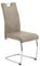 Hela Tische Flora Stuhl, Metall, Beige, 1ner Pack