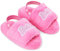 Barbie Chaussons Femme, Pantoufles Mules en Peluche - Cadeaux pour Femme (Rose, 38 EU)