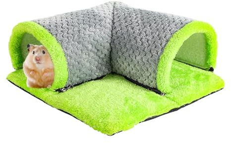 Meerschweinchen-Tunnelhaus, Meerschweinchen Haustier Warmes Bett, Waschbares Kleintier-Aktivitätsspaß-Tunnel-Versteckspielzeug, Tunnelnest Für Kleines Haustiere,Hamsterröhre Und Tunnelbett