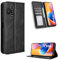 COMAKU Coque TCL 60 R 5G, Etui Portefeuille, Housse Folio en Cuir de Protection pour TCL 60 R 5G - Noir