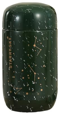 Bouteille isotherme - Petite gourde étoilée double paroi | thermoss portable en acier inoxydable 304 pour boissons chaudes froides, école, sport, camping, voyage, randonnée, sac