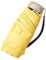 Feeuid Parapluie ultra léger en plastique noir avec protection UV, design à cinq plis pour une utilisation en extérieur.
