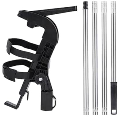 Sprühdosen Verlängerung Adapter Sprühdosen Verlängerungsstange 160-240cm - Teleskop-Stahlstange Mit Anti-Rutschgriff, Für Deckenstreichen/Zäune, PC/Edelstahl 645-885g