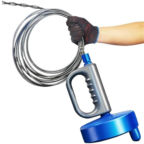 SERPENTE SPURGO SCARICO - Rimuovi capelli flessibile | Sonda sblocca tubi flessibile | Per lavandino, vasca, doccia, cucina, rimozione ostruiti tubi casa pulizia potente