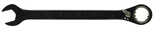 Stanley Proto JSCV18 - Chiave combinata scanalata a cricchetto, 9/16