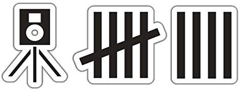 Spaß Kostet wetterfester Aufkleber Abschüsse Blitzer 14 cm