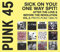 Punk 45:Sick on You!One Way Spit!