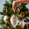 Fair Trade Weihnachtsbaumkugeln aus Glas - große - zwei