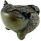 Kunst & Ambiente - Bronzefigur - Lustige chinesische Kröte/Frosch - signiert von Milo - Tierfigur - Skulptur - Figur