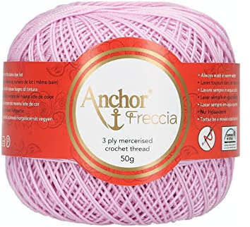 Anchor 4771006-00103 Häkelgarne, 100% Baumwolle, 103, Stärke 6, 88 Gramm