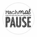 Stempel rund Mach mal Pause