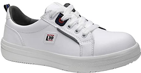 ELTEN Sicherheitsschuhe GHOST Lady Low ESD S3, Damen, Textil, Stahlkappe, leicht, sportlich, Weiß, Größe: 36