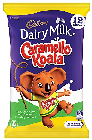 Cadbury Dairy Milk Caramello Koala Sharepack 12pk 180g