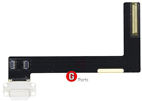 Premium ✅ Lightning Nappe connecteur de charge Usb Prise Jack d'alimentation Câble Flex pour iPad Air 2 (Blanc) – Lightning Charger connecteur dock Charging Port Flex Cable Blanc White