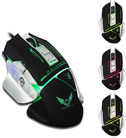 TuToy X 400 7 Keys 3200 DPI Wired Led Variables Light Gaming Mouse