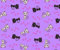 Premium Microfiber Cleaning Cloth Cute Purple Cats For Glasses Spectacles Cameras Lenses Phones Microfibre