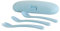 Miniland Baby Besteck Set anatomisch geformt mit Etui - PICNEAT AZURE