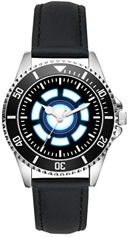 KIESENBERG Geschenk für Commic Arc Reactor Iron Man Fans Uhr L-1239