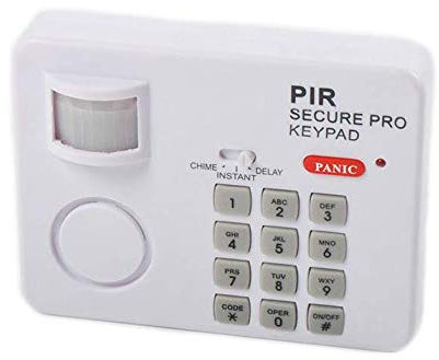K M Electronics® WIRELESS MOTION SENSOR PIR KEYPAD SECURITY ALARM GARAGE HOME SHED CARAVAN