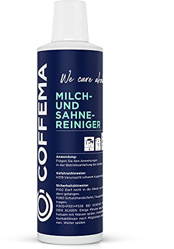 Coffema Milchsystemreiniger Kaffeevollautomat - 1 x 500 ml - Flüssigreiniger für alle Kaffeemaschinen mit Milch-System sowie für Softeis- und Sahnemaschinen
