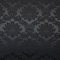 Dekostoff Jacquard Ornamente schwarz