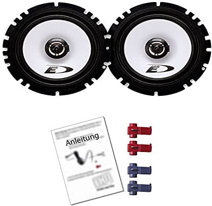 Alpine SXE 1725S Lautsprecher mit Einbauset passend für Citroen C4 Grand Picasso ab 2006 Türen vorne/hinten 440 W 165mm 2 Wege Koax